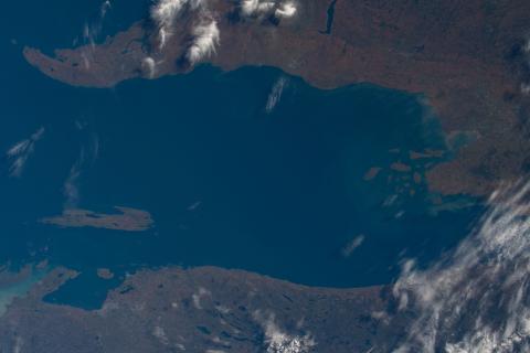 用于AMASS项目的加拿大安大略省詹姆斯湾的ISS照片