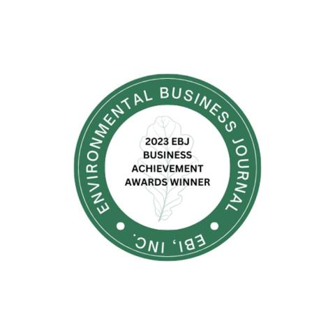 环境al Business Journal EBI, Inc. 2023 EBJ Business Achievement Awards Winner