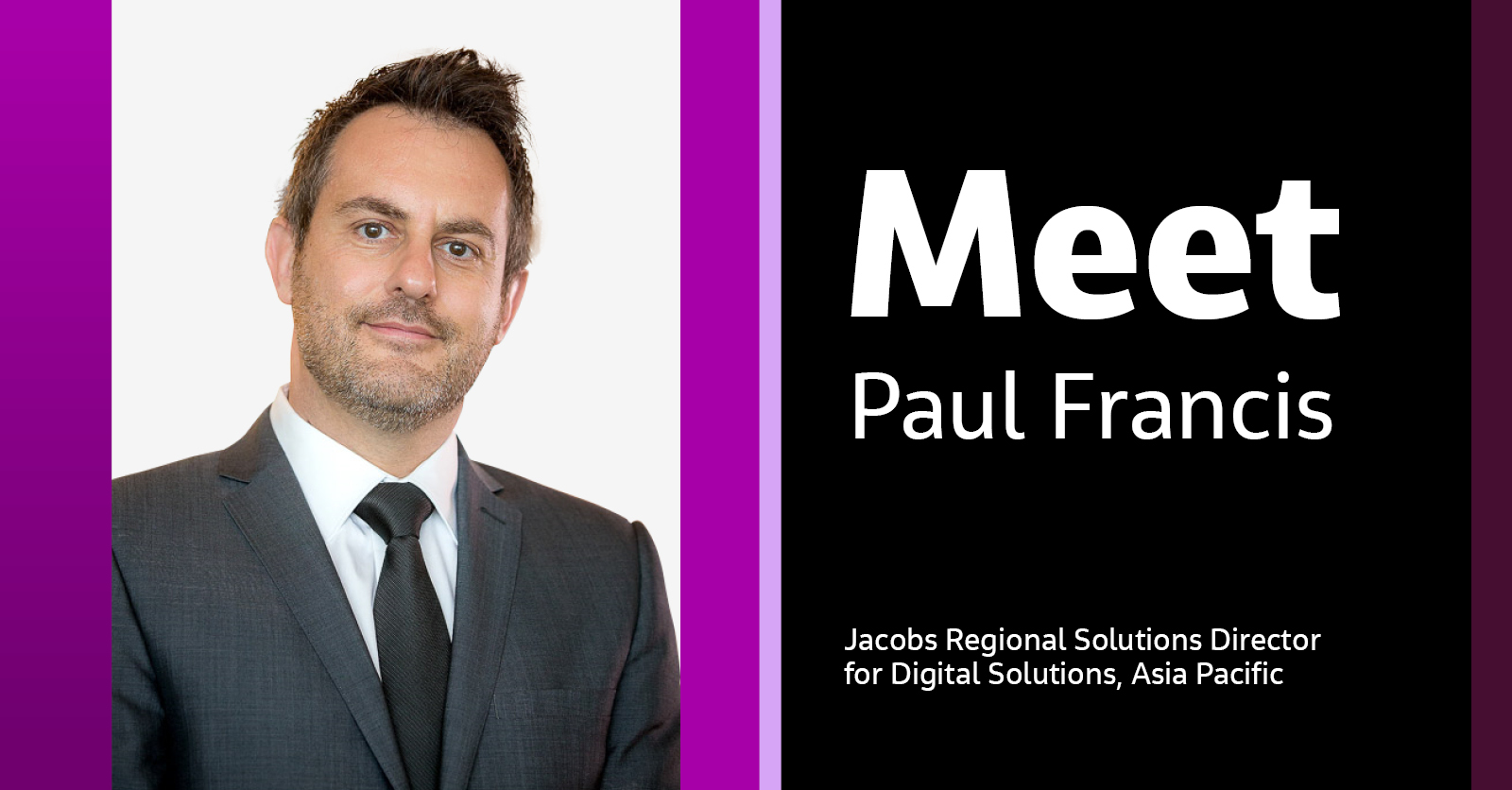 Q&A: Talking with Paul Francis, Jacobs Regional Solutions Director for ...