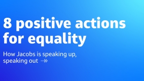Banner: 8 positive actions for equality