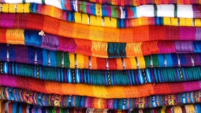 Colorful Hispanic weaving