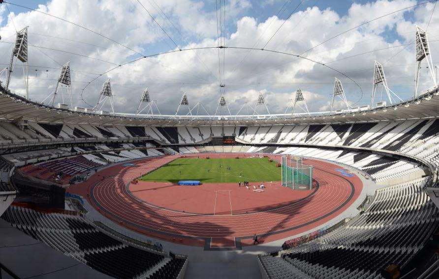 Inside the London Olympic Games stadium 2012