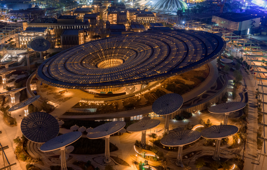 Terra at night - Expo 2020 Dubai