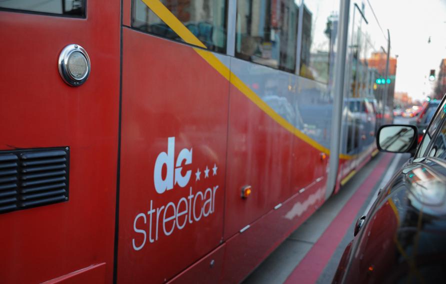 DC Streetcar courtesy of the District Department of Transportation