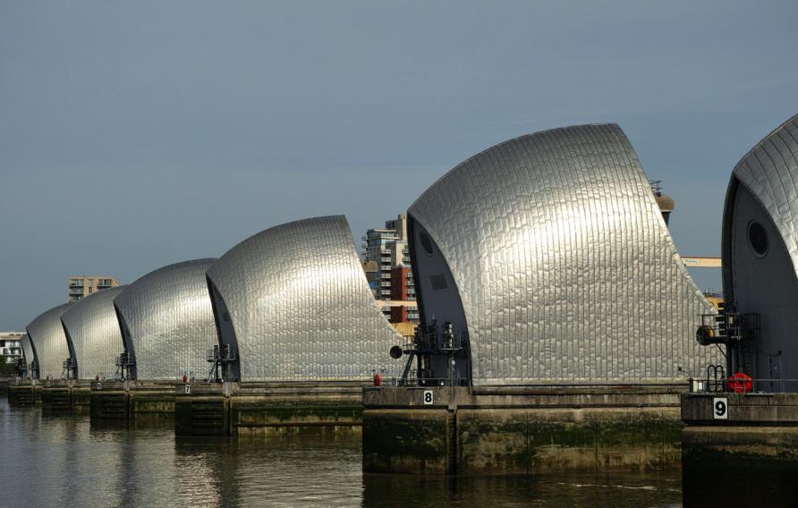 The Thames Barrier in London