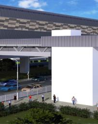 Klang Valley light rail station rendering