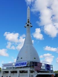 Orion capsule with Jacobs logo