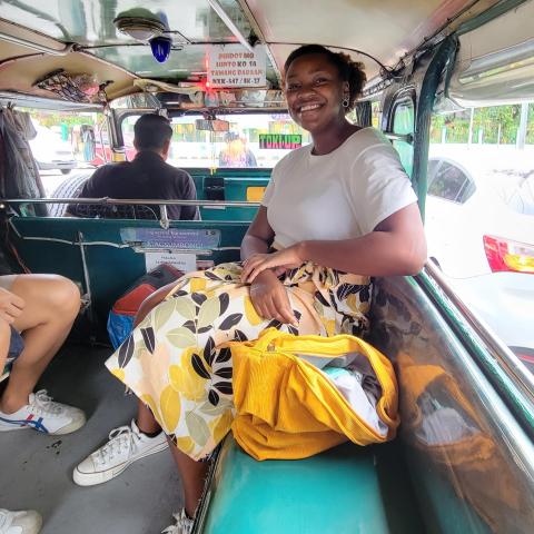 Took my first Jeepney ride on the University of the Philippines’ campus.