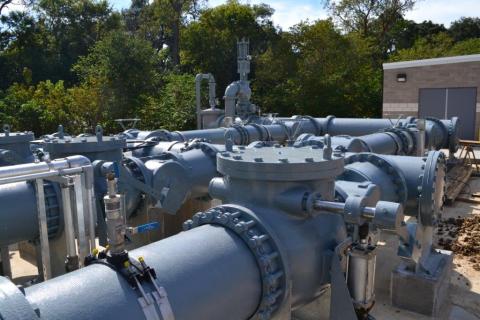 Pump Station 3, redirecting flows to the newly expanded South Wastewater Treatment Plant