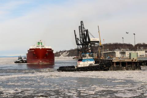 Port of Alaska Ice Floes