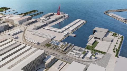South Brooklyn Marine Terminal aerial rendering