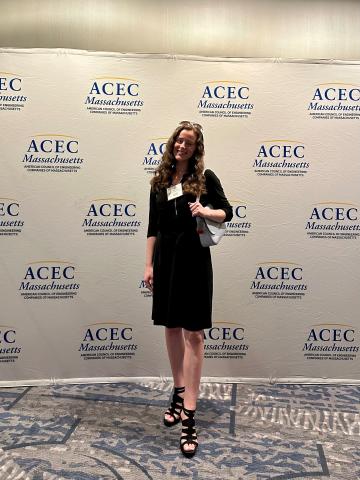 Deidra Anderson accepting ACEC Scholarship Award