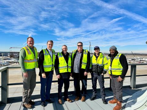 Steve and team at the Atlanta-Hartsfield International Airport project site