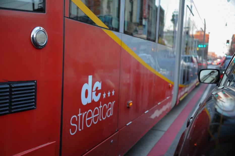 DC Streetcar courtesy of the District Department of Transportation