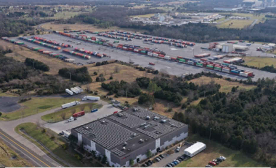 Aerial view of the Virginia Inland Port