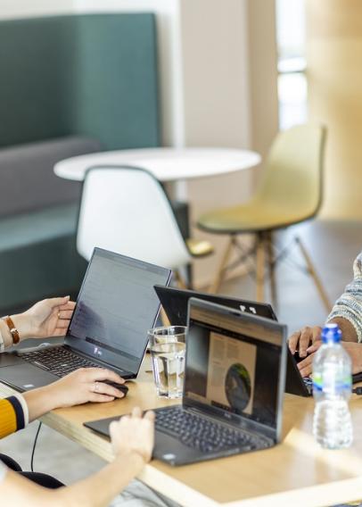 Jacobs teammates collaborating in Bristol office