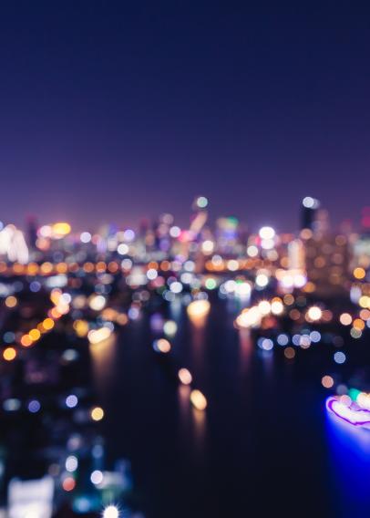 Blurred image of city